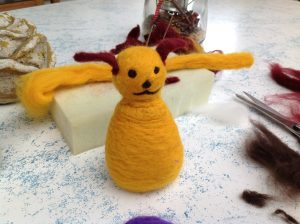 Angehender Wapuu aus Filz