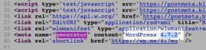 Meta-Generator-Tag in WordPress