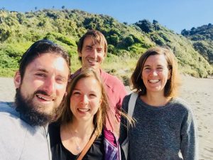 Foto von Ellen, Manuel, Melanie und Florian