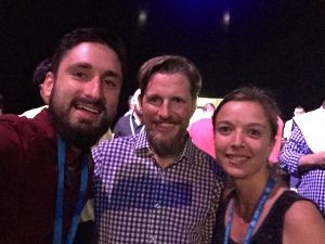 Florian Simeth, Matt Mullenweg und Melanie Simeth